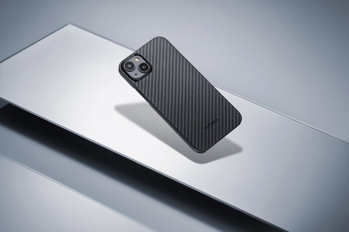 Чохол Pitaka MagEZ Case 4 1500D Twill для Apple iPhone 15 Black/Grey (KI1501)