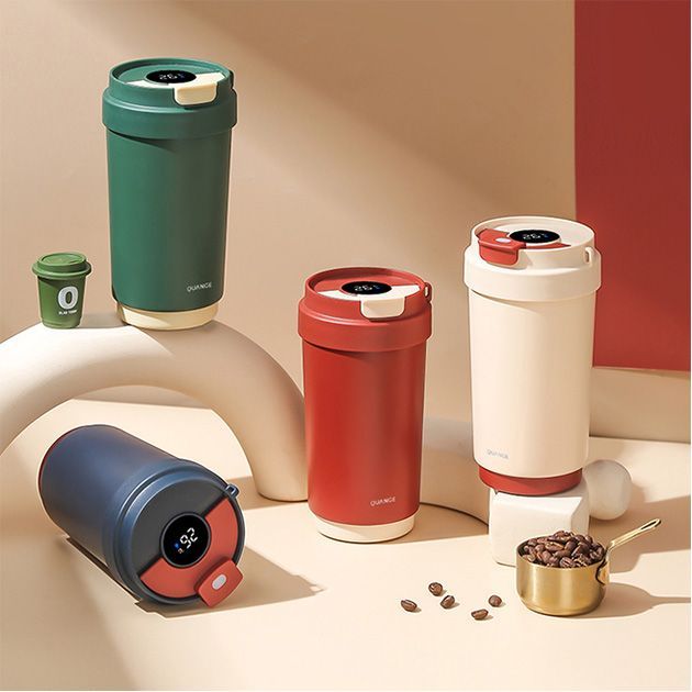 Термокухоль Quange Vacuum Coffee Cup KF102-430 Beige (SJ090401)