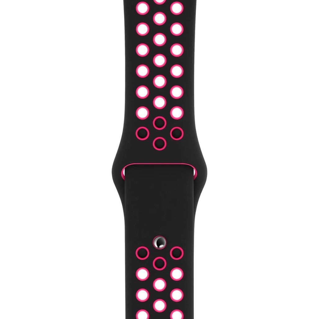 

Ремінець Apple Nike Sport Band для Apple Watch 38/40/41mm Black/Pink (MWU72)