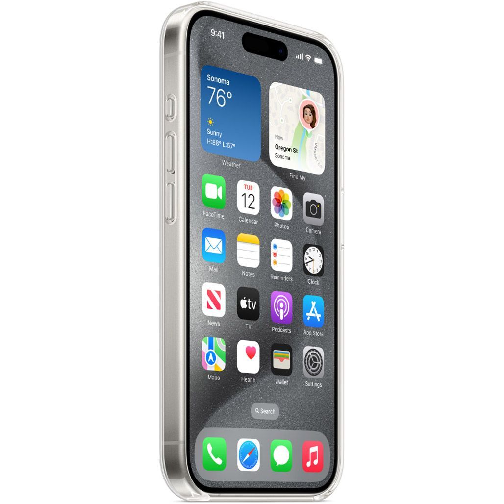 Чохол Apple Clear Case with MagSafe для iPhone 15 Pro Max Transparent (MT233ZM/A)