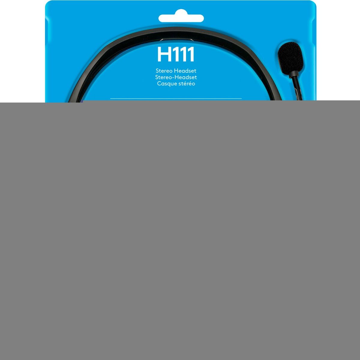 Комп`ютерна гарнітура Logitech H111 Stereo (981-000593)