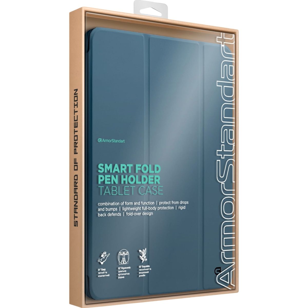 Чохол-книжка ArmorStandart Smart Fold Pen для Apple iPad Mini 7 (2024)/Mini 6 (2021) Lavender Grey (ARM82828) фото 3