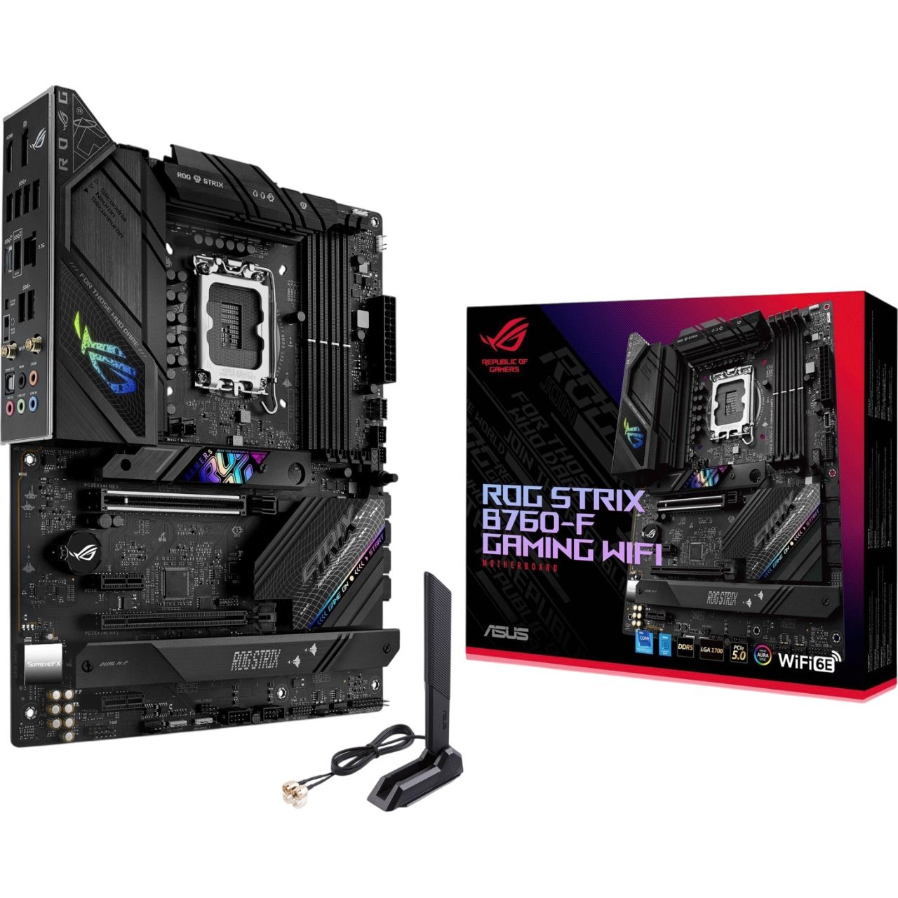 

Материнська плата Asus ROG Strix B760-F Gaming WIFI (90MB1CT0-M0EAY0) EU