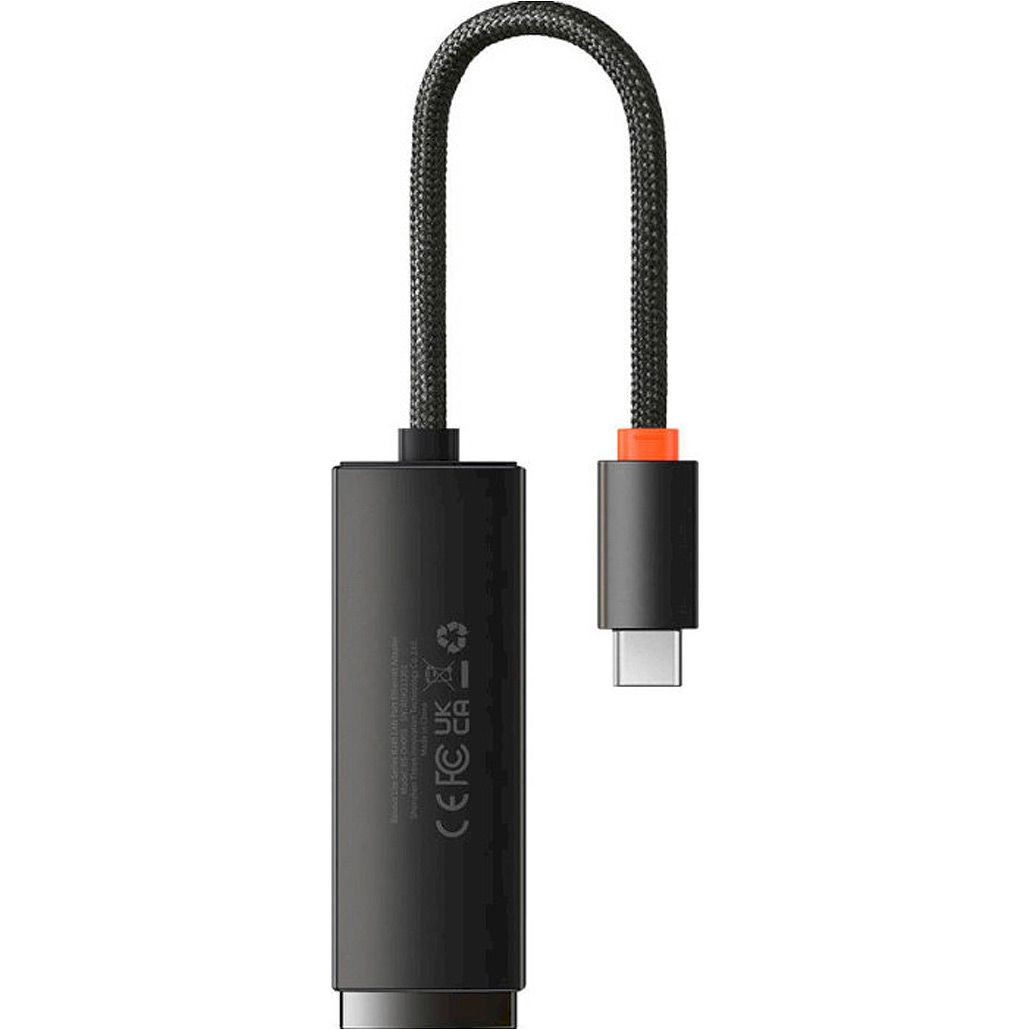 USB-хаб Baseus Lite Series USB-C to RJ45 LAN Adapter Black (WKQX000301)