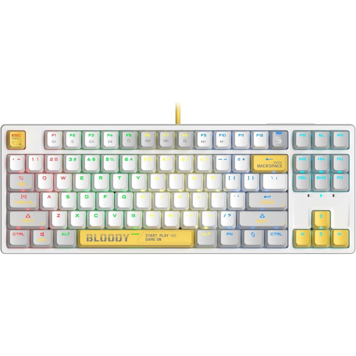 

Клавиатура Bloody S87 Energy White