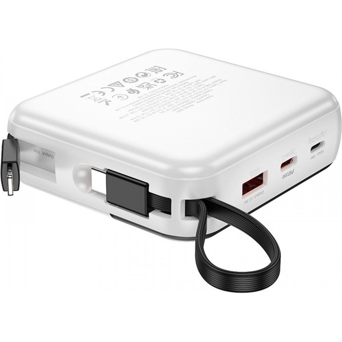 Зовнішній акумулятор Borofone BJ64 Distinct 10000mAh 22.5W White 