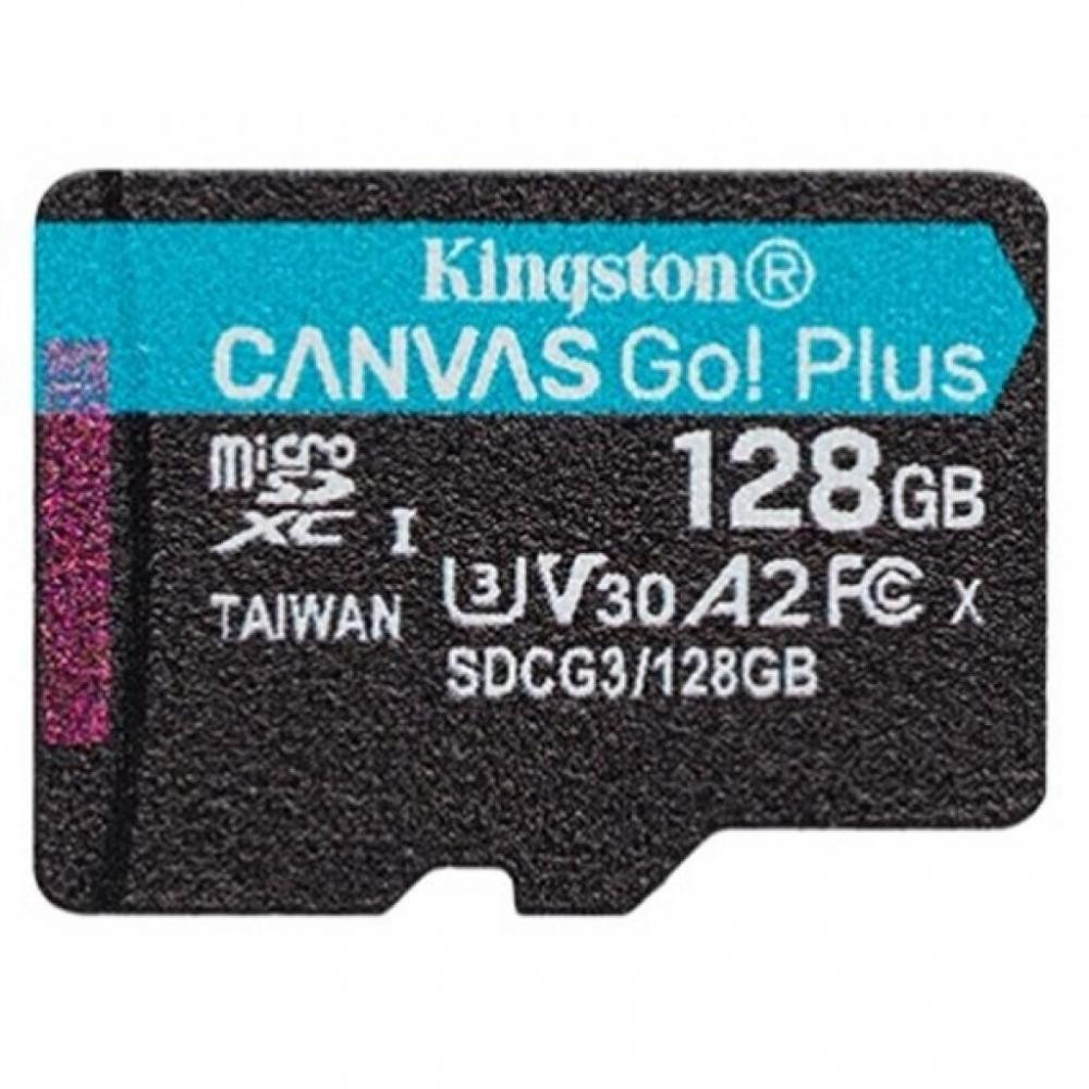

Карта пам'яті KINGSTON 128Gb microSDXC Canvas Go Plus Class 10 UHS-1 А2 V30 (SDCG3/128GBSP)