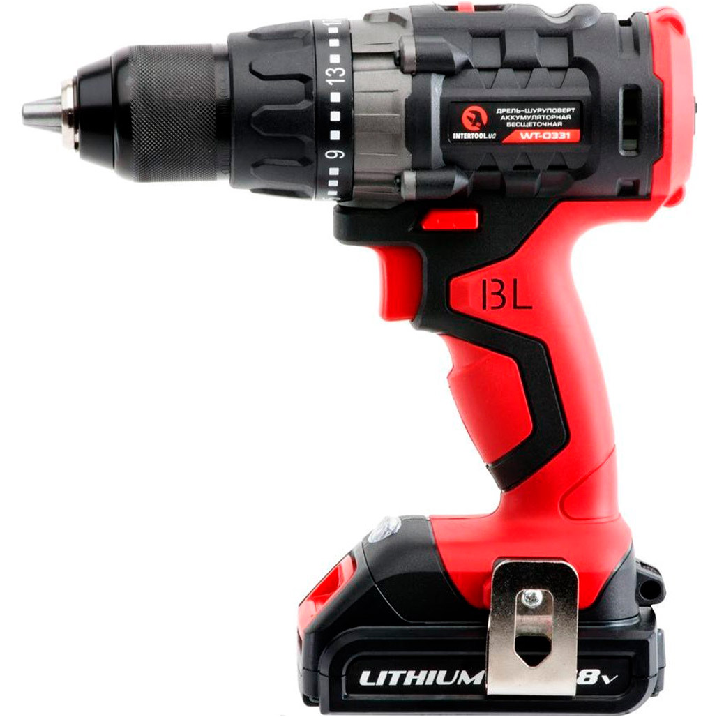 

Дриль-шуруповерт Intertool WT-0331 18V 2x1.5Ah