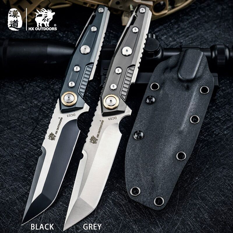 Ніж Xiaomi HX Outdoors Tactical Straight Knife Grey (D-220A)