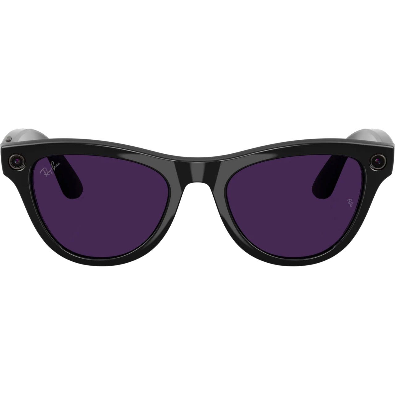 

Смарт-очки Ray-Ban Meta Skyler Gen 2 Standard Shiny Black Frame/Clear to Amethyst Transitions Lenses (RW4014 601/CH 52-20)
