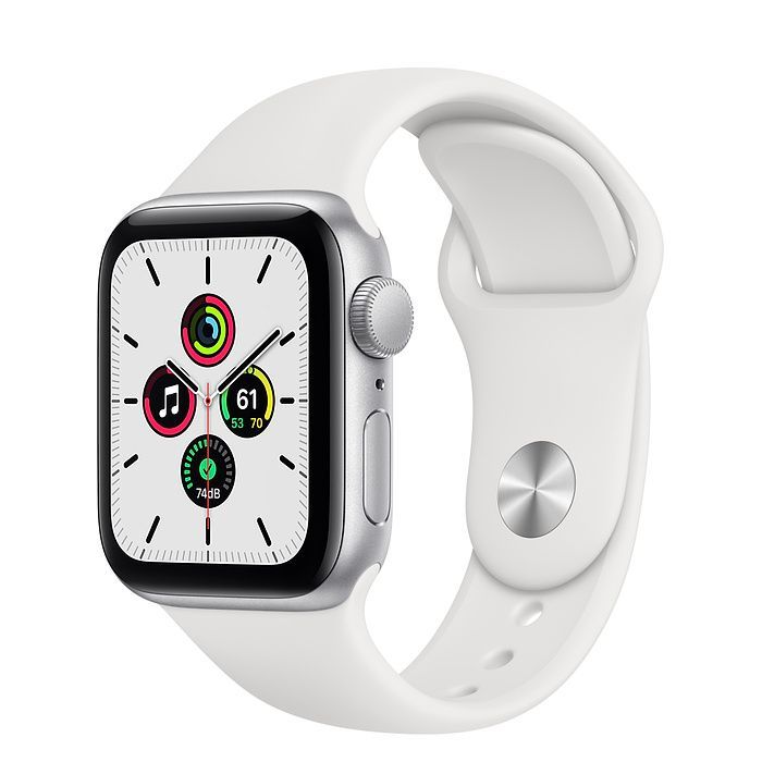 

Смарт-часы Apple Watch SE GPS 44mm Silver Aluminum Case w. White Sport B. (MYDQ2) [50388]
