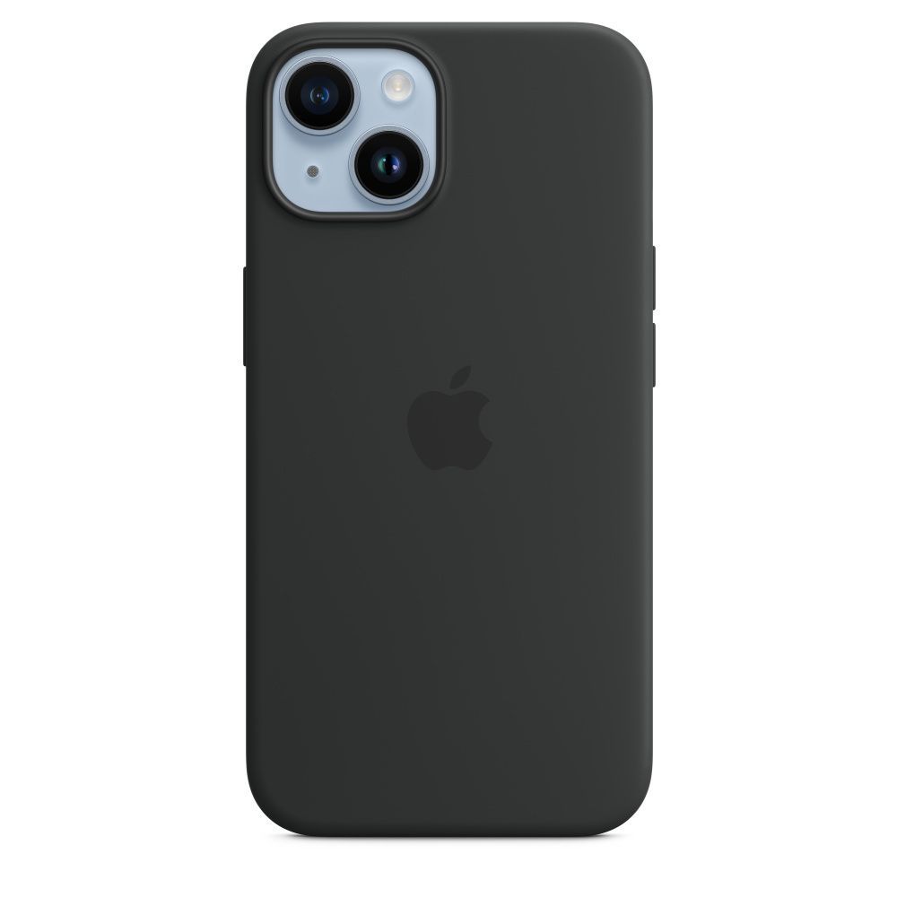 Чохол Silicone Case з MagSafe для Apple iPhone 14 (Midnight) ААА