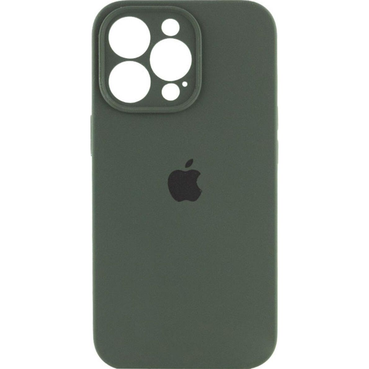 

Чехол Silicone Case Camera Protect для Apple iPhone 16 Pro Atrovirens AA