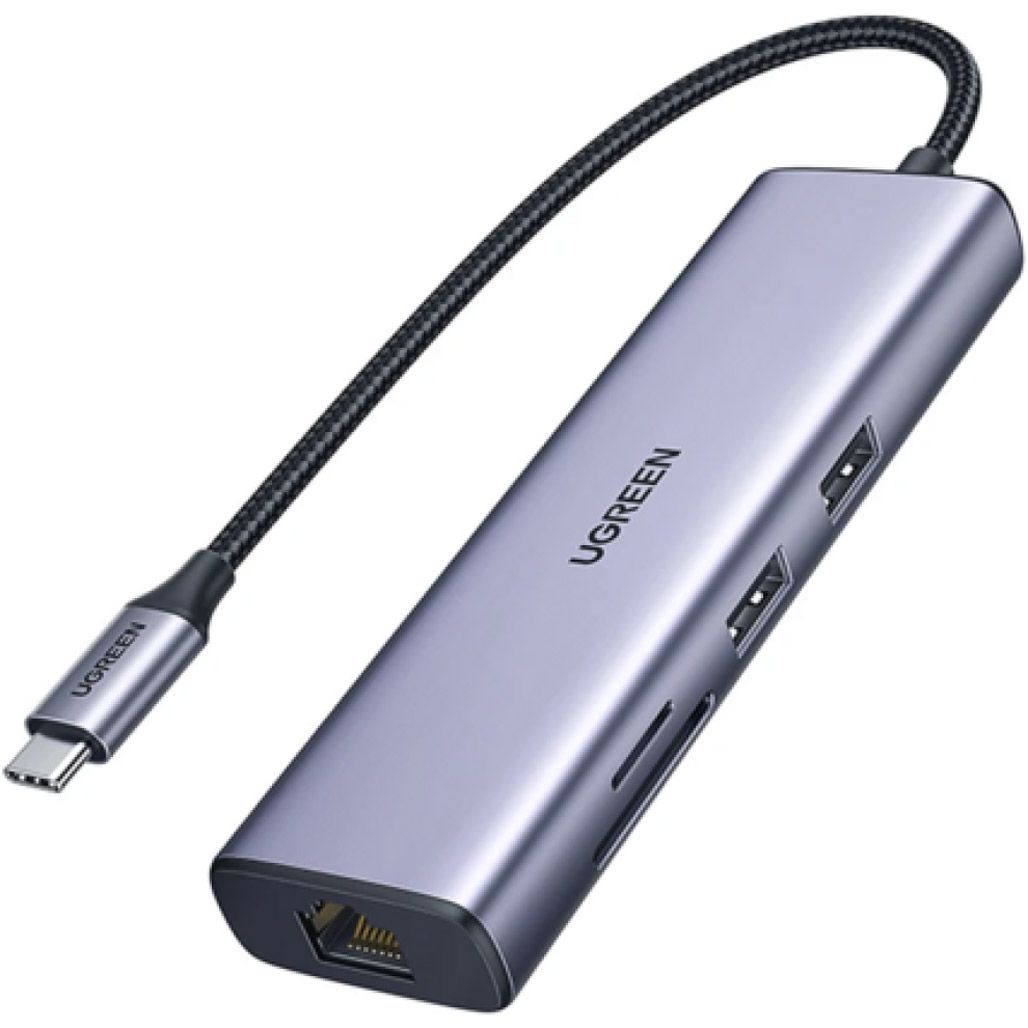 

USB-хаб Ugreen CM512 7-in-1 (90568)