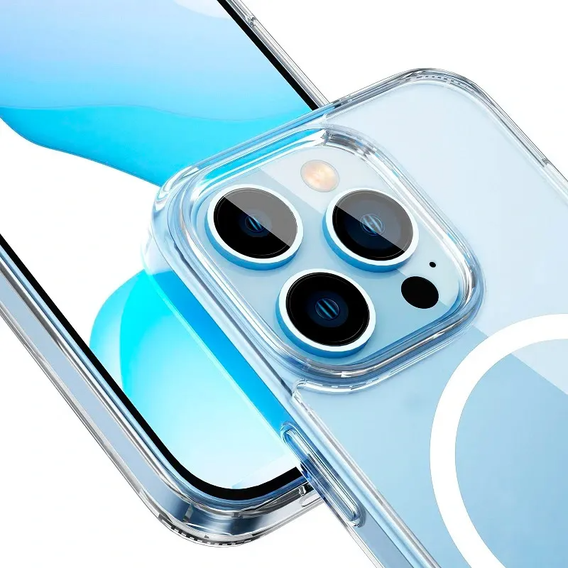 Чохол WiWU Aurora Magnetic Crystal Case KCC-106 для Apple iPhone 14 Pro Transparent
