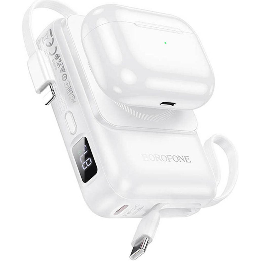 Зовнішній акумулятор Borofone BJ59 Refined 10000mAh 22.5W White 