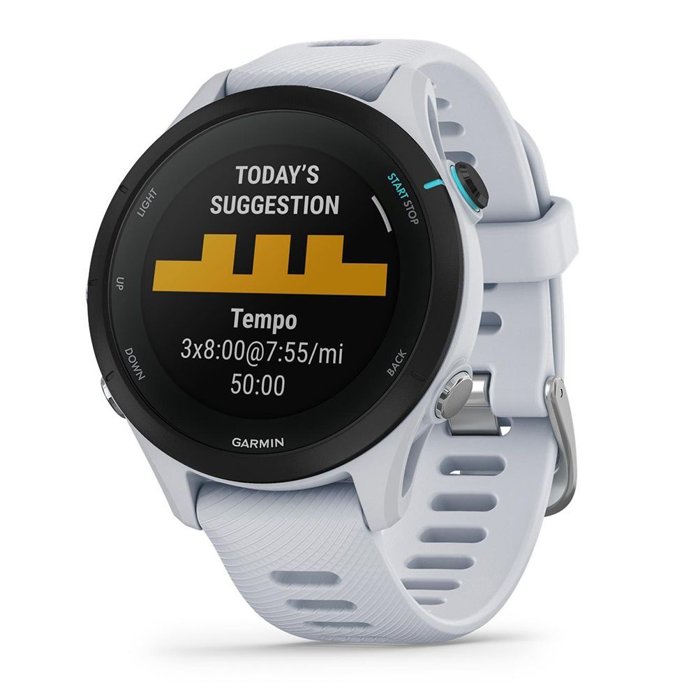 Смарт-годинник Garmin Forerunner 255 Music Whitestone (010-02641-31)