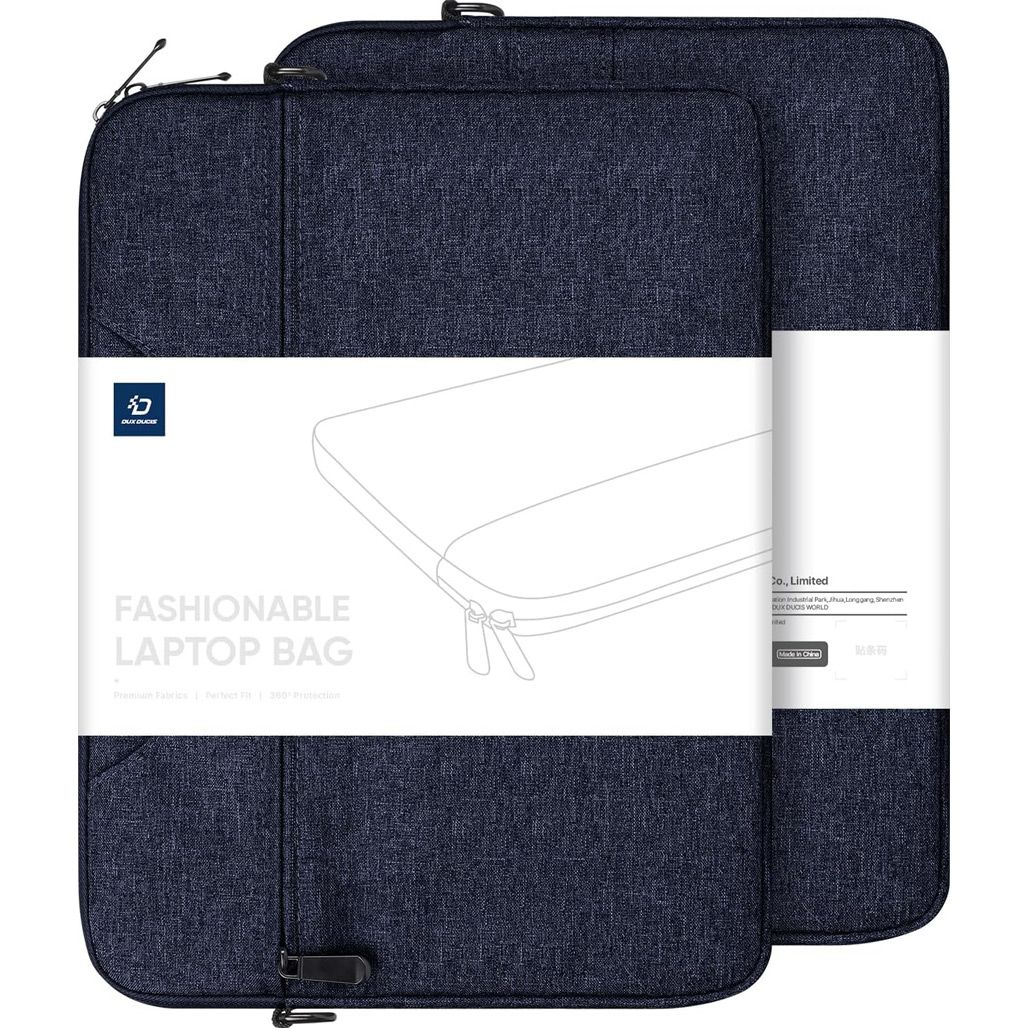 Сумка для ноутбука Dux Ducis Shoulder Bag LBJB Series 13`/13.9` Navy Blue (6934913008324) фото 3