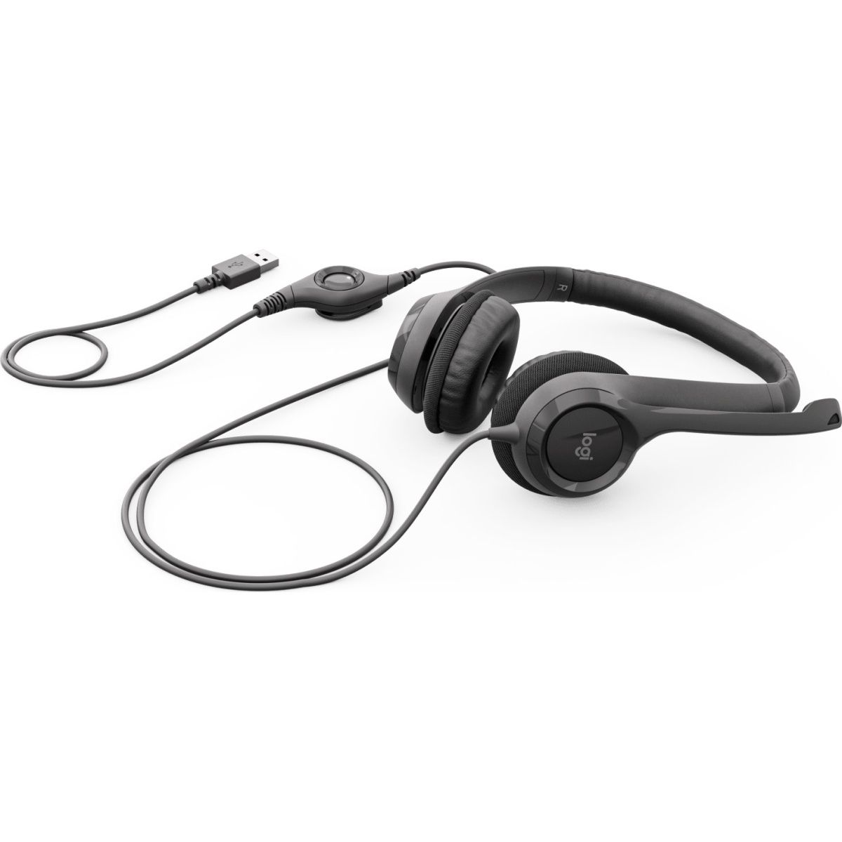 Комп`ютерна гарнітура Logitech H390 Black (981-000406)