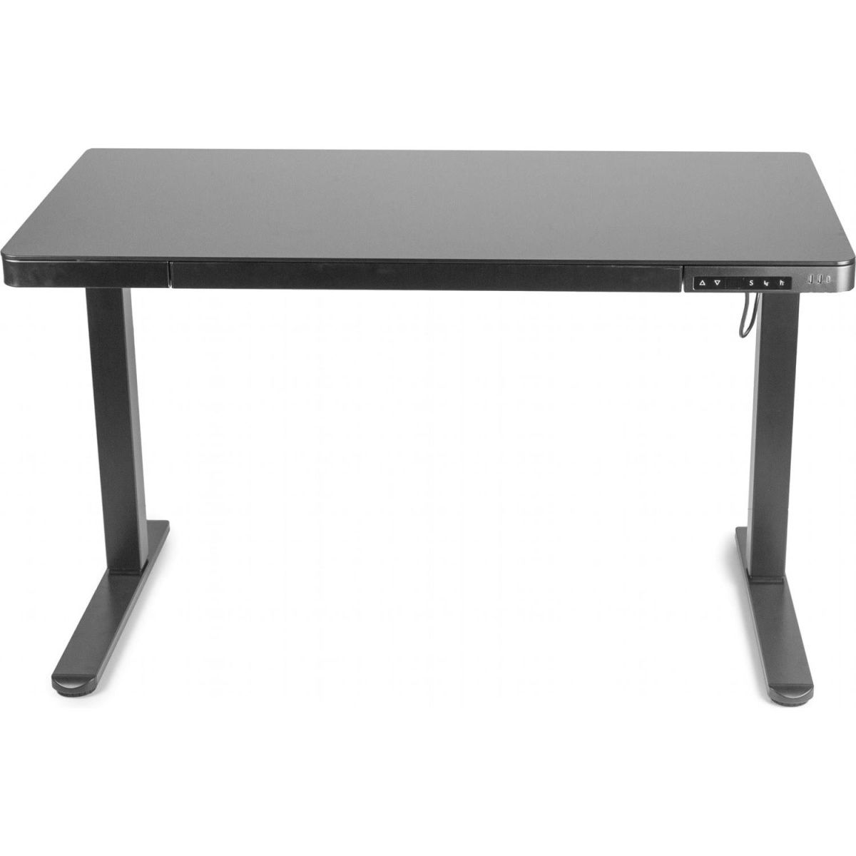 Комп`ютерний ігровий стіл Barsky StandUp black glass 1200x600 (BST-11)