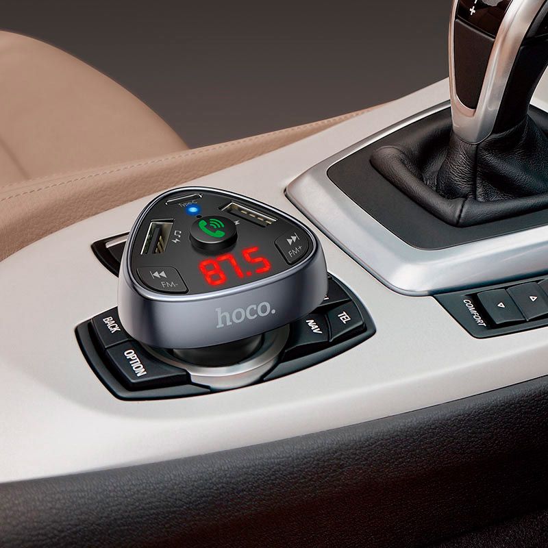 FM-трансмітер Hoco E51 Road treasure BT FM Transmitter (730350)