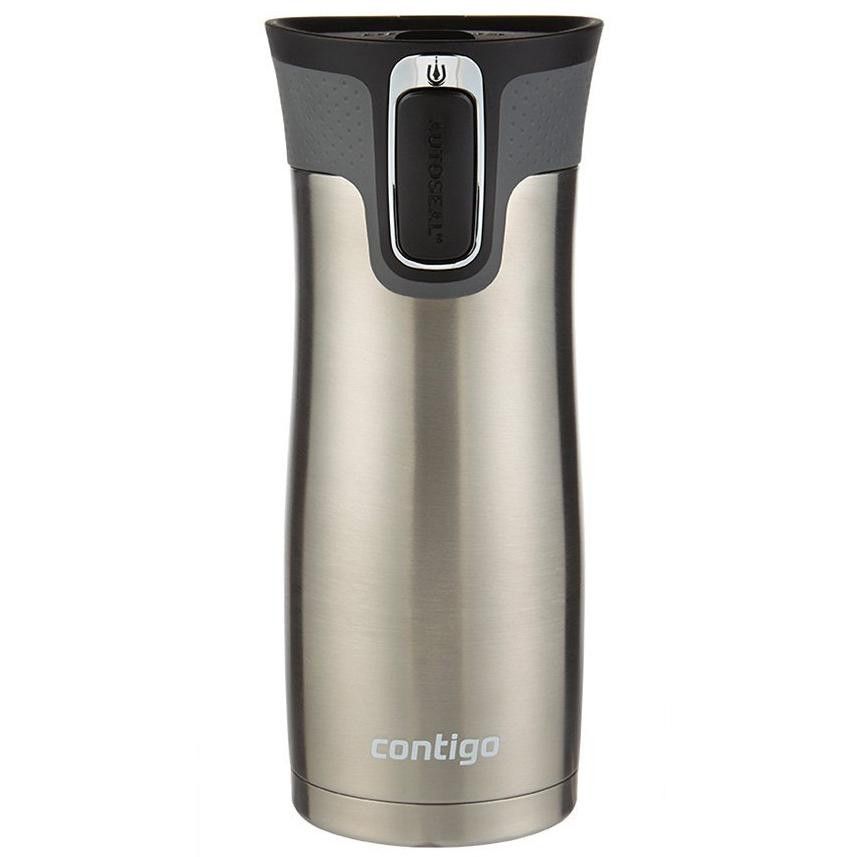 

Термокружка Contigo West Loop 470 мл Steel/Black (2013280-1) [56201], Серый (space gray)