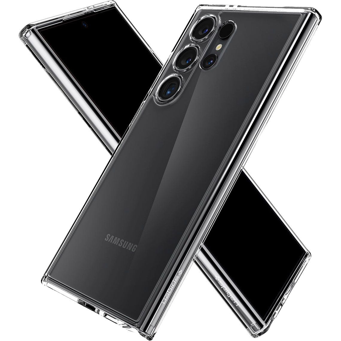 Чохол Spigen Ultra Hybrid Case для Samsung Galaxy S24 Ultra Crystal Clear (ACS07292)