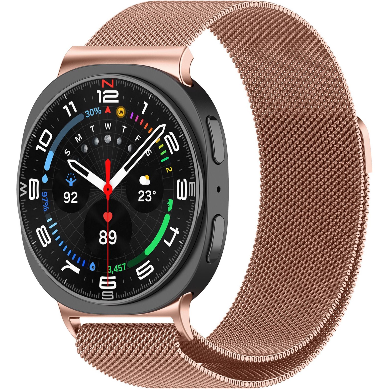 

Ремінець ArmorStandart Milanese Magnetic для Samsung Galaxy Watch 8/8 Classic Rose Gold (ARM87360)