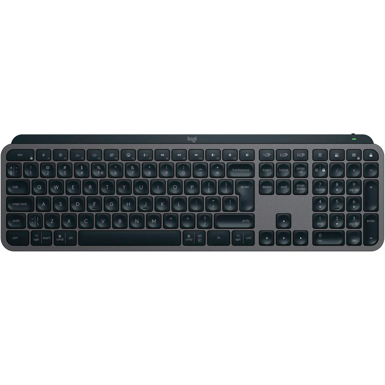 

Клавіатура Logitech MX Keys S Wireless UA Graphite (920-011593)