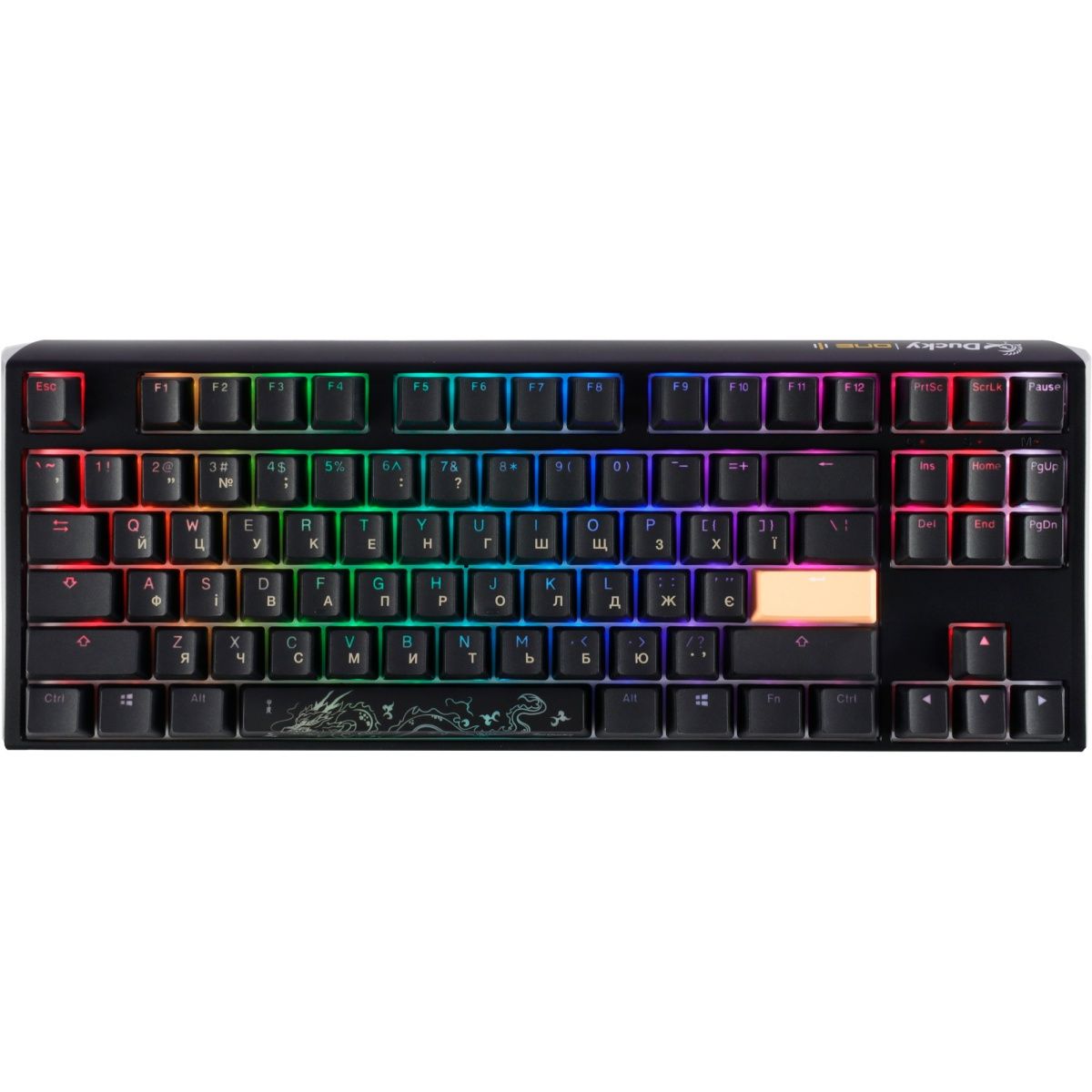 

Клавіатура Ducky One 3 TKL Cherry MX Red RGB Black UA (DKON2187ST-RUAPXCLAWSC1)
