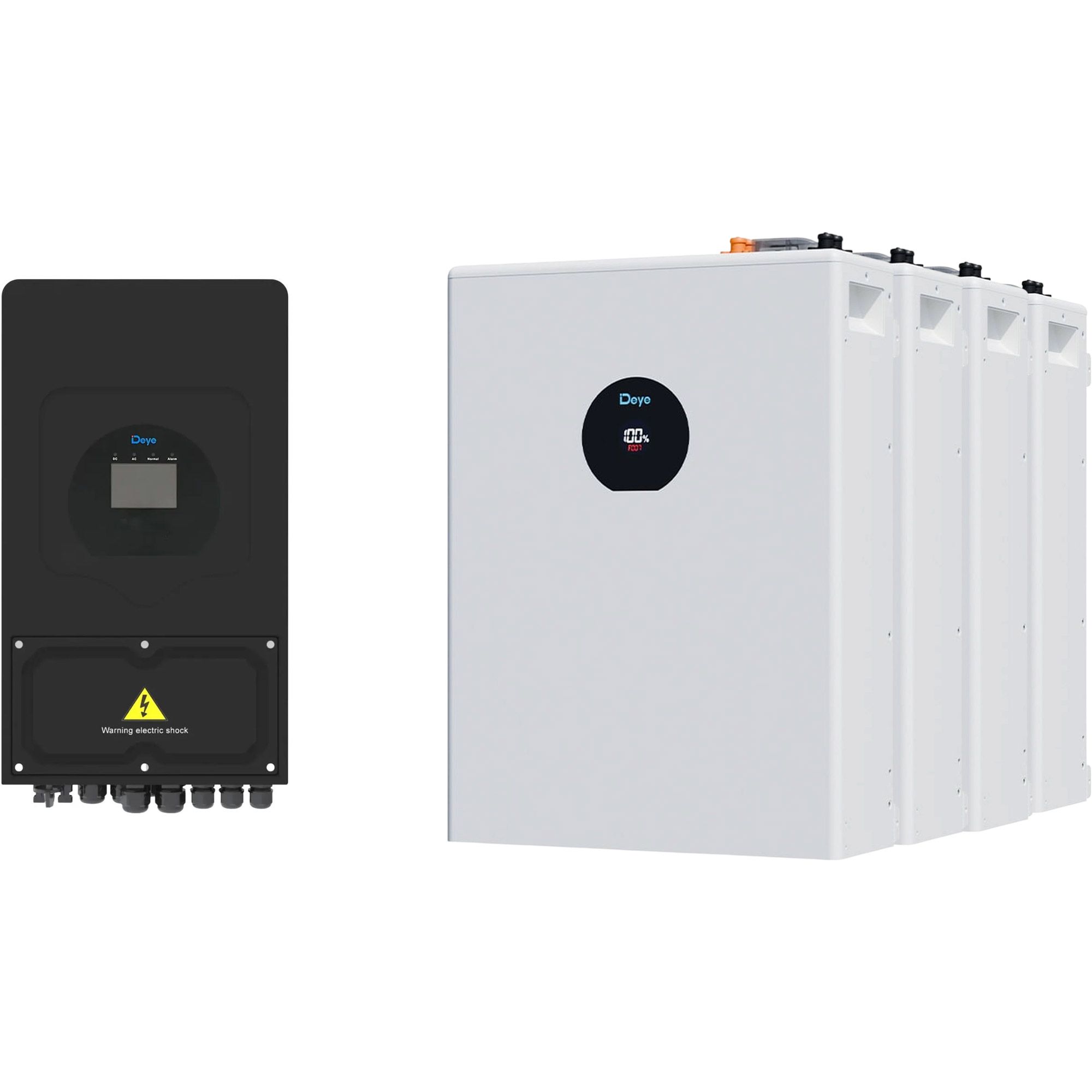 

Система хранения энергии Deye SUN-5K-SG03 Black 5kW + 4 АКБ SE-F5 Pro-С 20.4kWh (51.2V/100Ah/5120Wh)