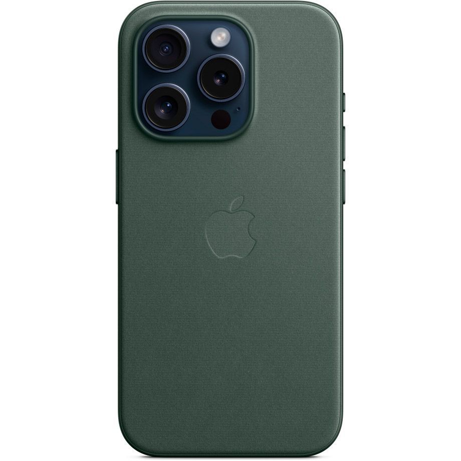 Чохол Apple FineWoven Case with MagSafe для iPhone 15 Pro Evergreen (MT4U3ZM/A)