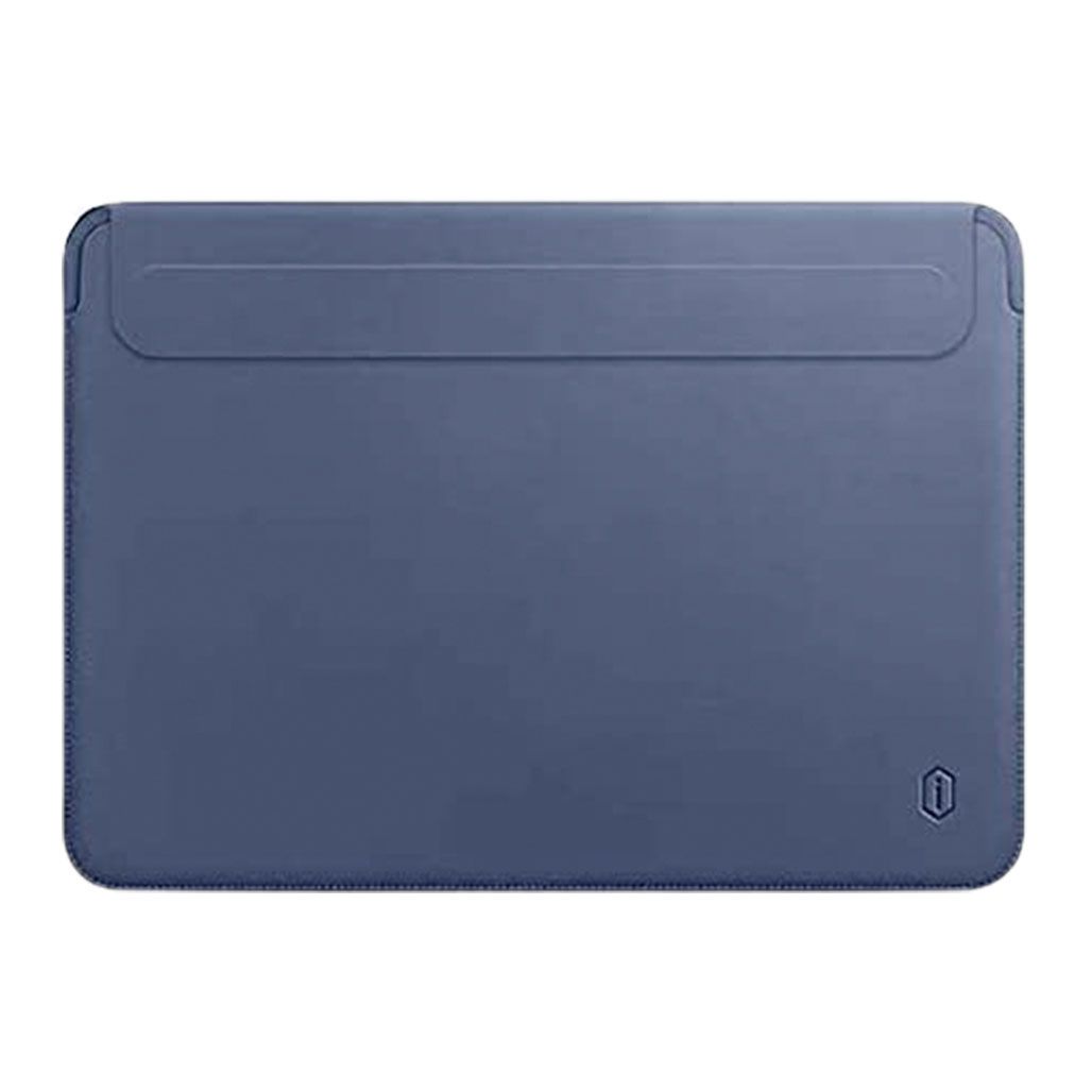 

Чехол-карман WIWU MacBook New 13 Velcro Skin Pro III Leather Case (Navy Blue) [59198]