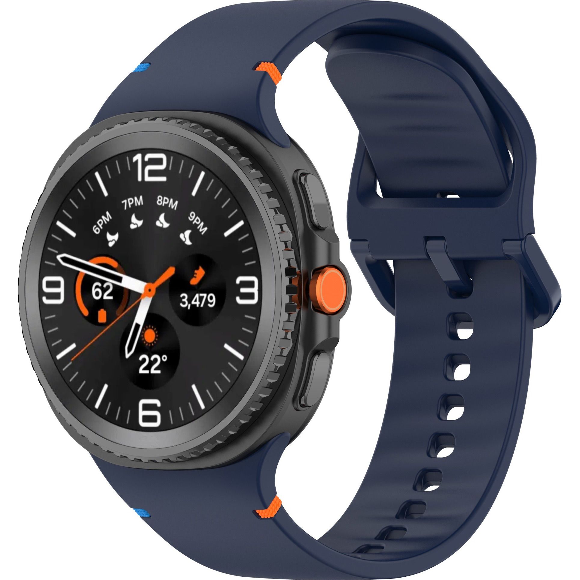

Ремінець ArmorStandart для Samsung Galaxy Watch8/8 Classic (22х132mm) Dark Blue (ARM86870)