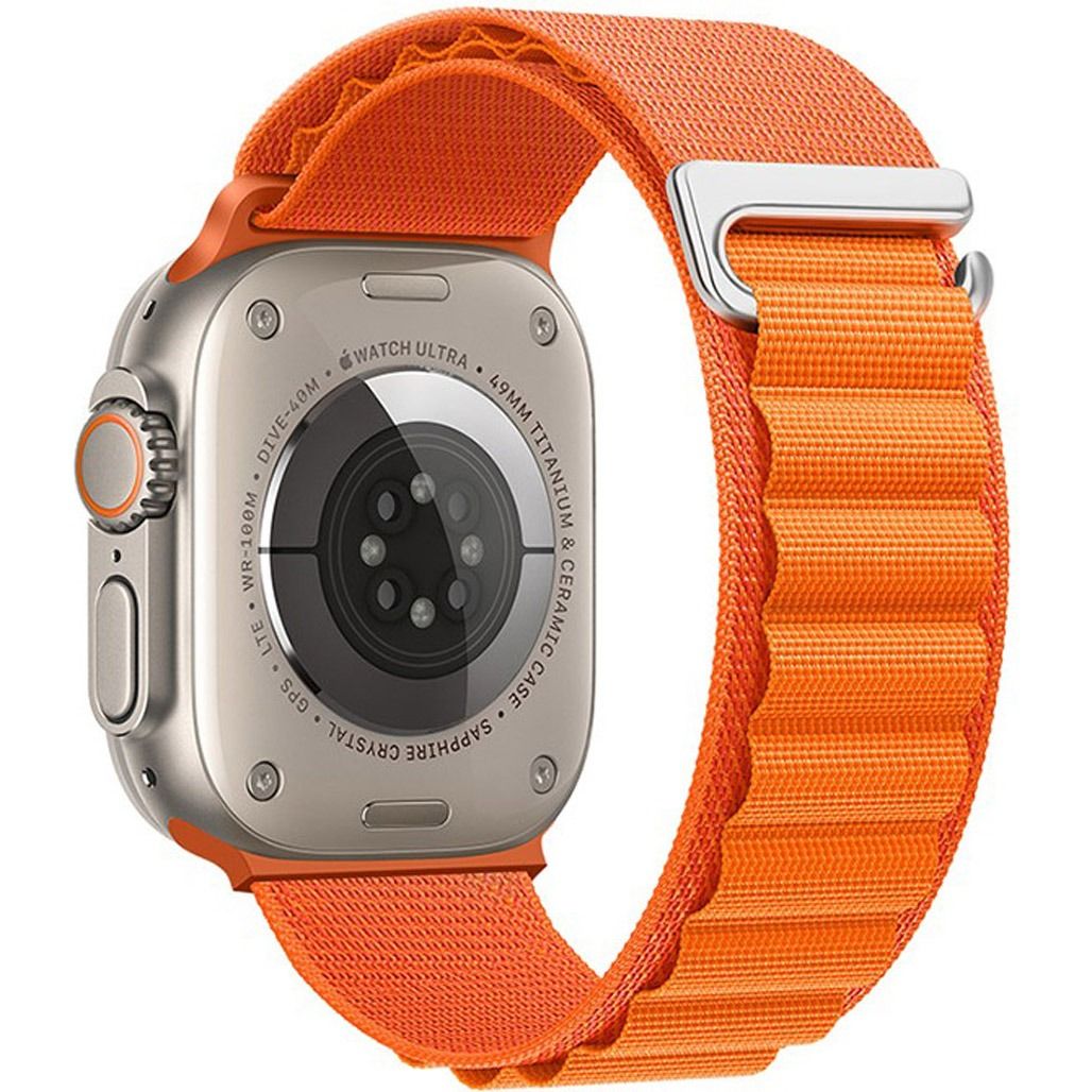 

Ремешок Hoco WA20 Alpine Loop Nylon Strap для Apple Watch 42/44/45/46/49mm Orange