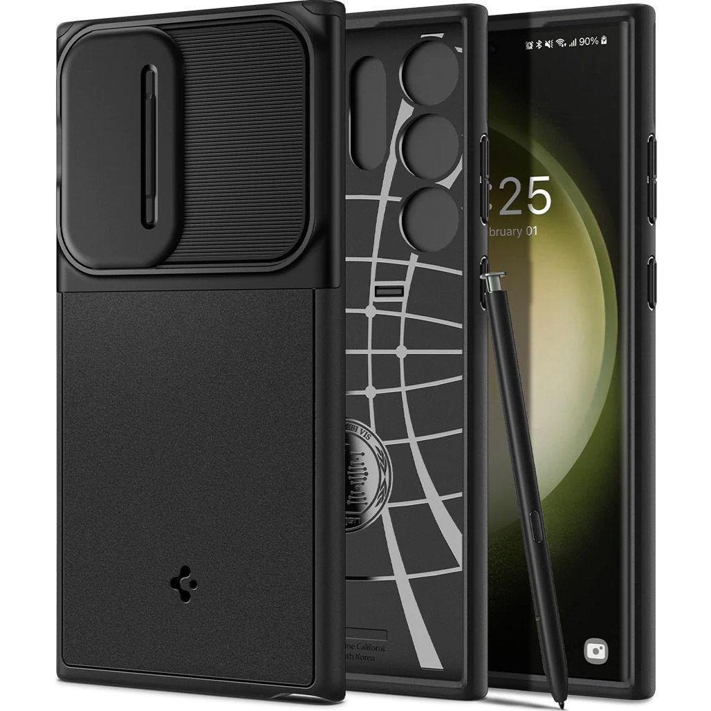 

Чохол Spigen Optik Armor для Samsung Galaxy S23 Ultra Black (ACS05639)
