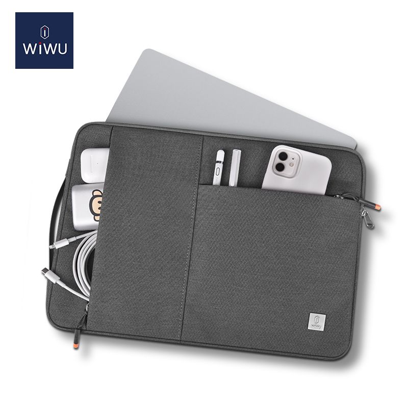Чохол-карман WiWU Alpha Slim Sleeve for MacBook 13.3`` (Grey)