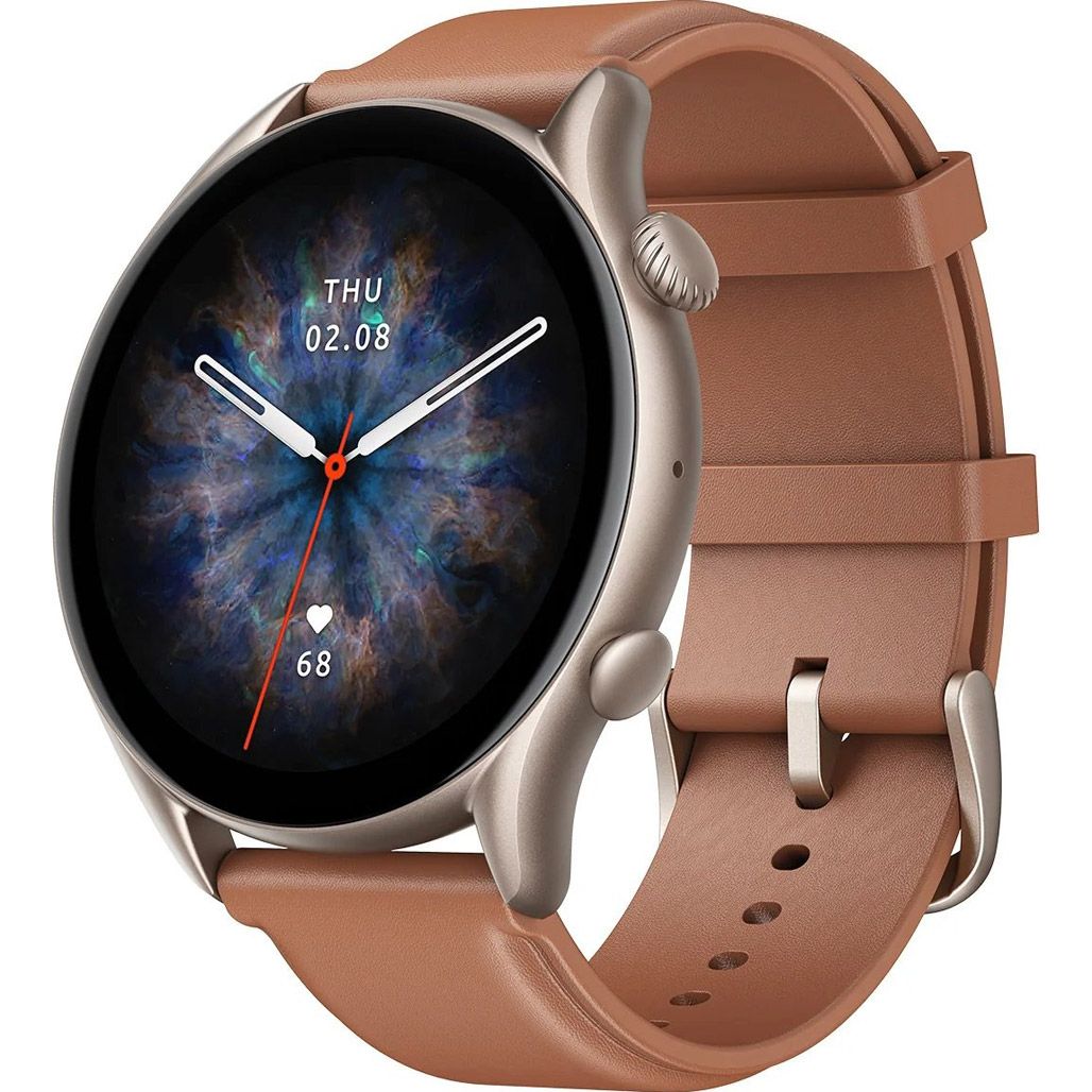 

Смарт-годинник Amazfit GTR 3 Pro Brown Leather
