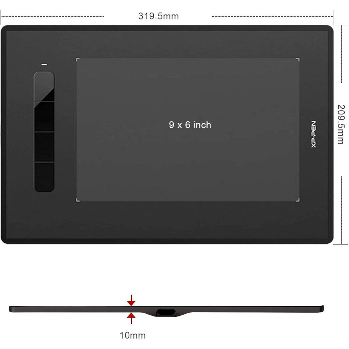 Графічний планшет XP-Pen Star G960S Plus Black 