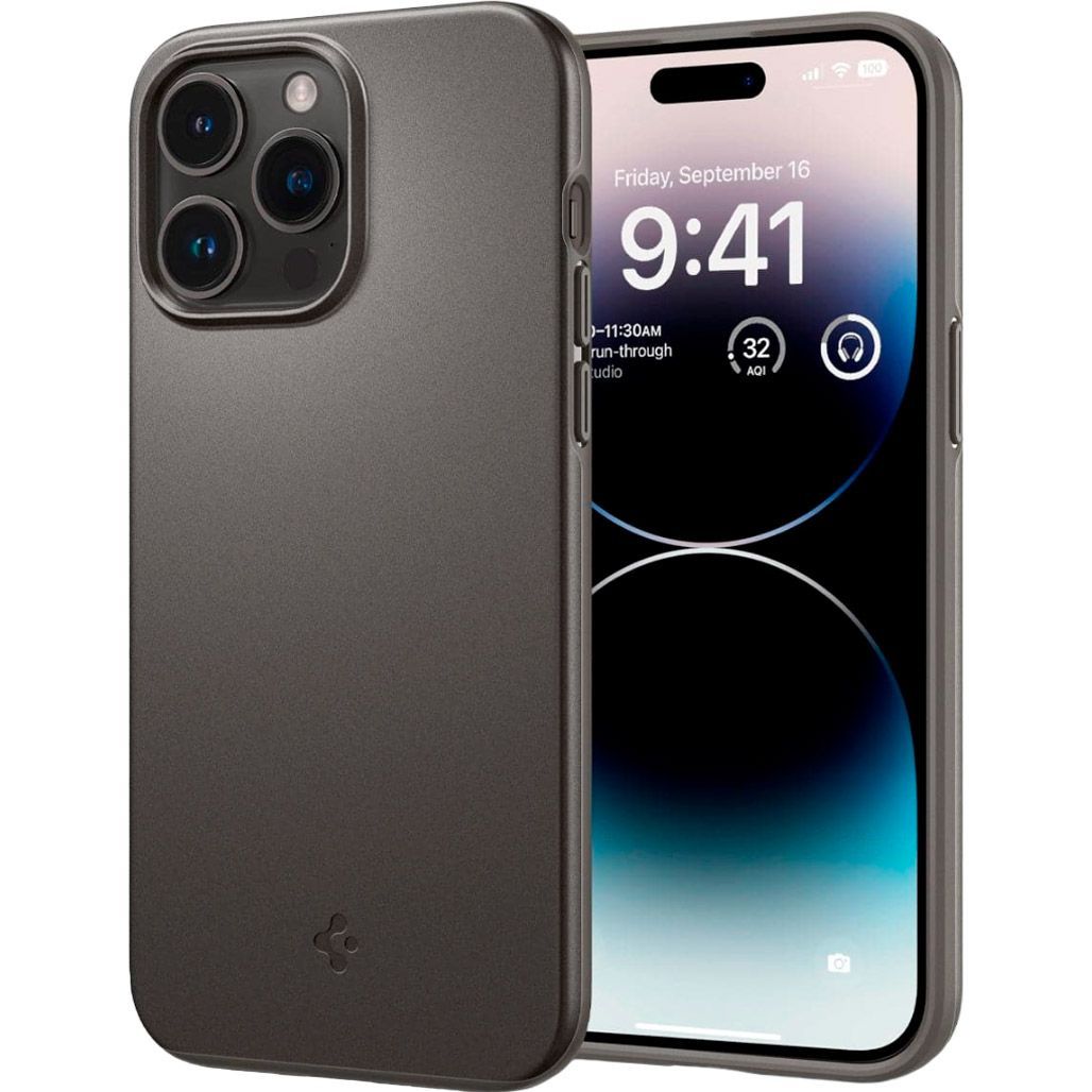 

Чохол Spigen Thin Fit для Apple iPhone 14 Pro Gunmetal (ACS04782)