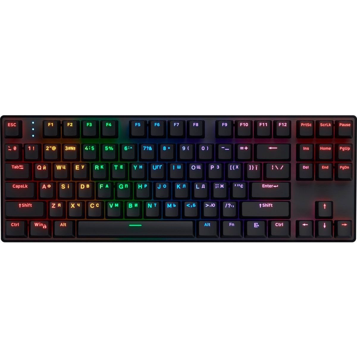 

Клавиатура Hator Icefall Mecha TKL Wireless Rainbow Black (HTK287UA)
