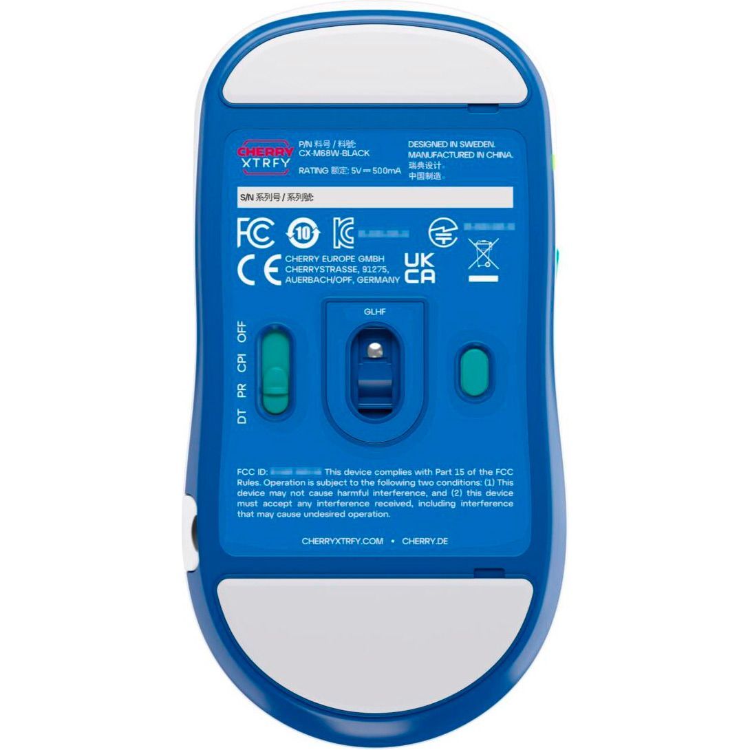 Миша Cherry Xtrfy M68 Wireless White (CX-M68W-WHITE)