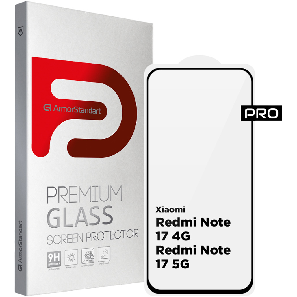Захисне скло ArmorStandart Glass Pro для Redmi Note 17 4G/Note 17 5G (ARM92691)
