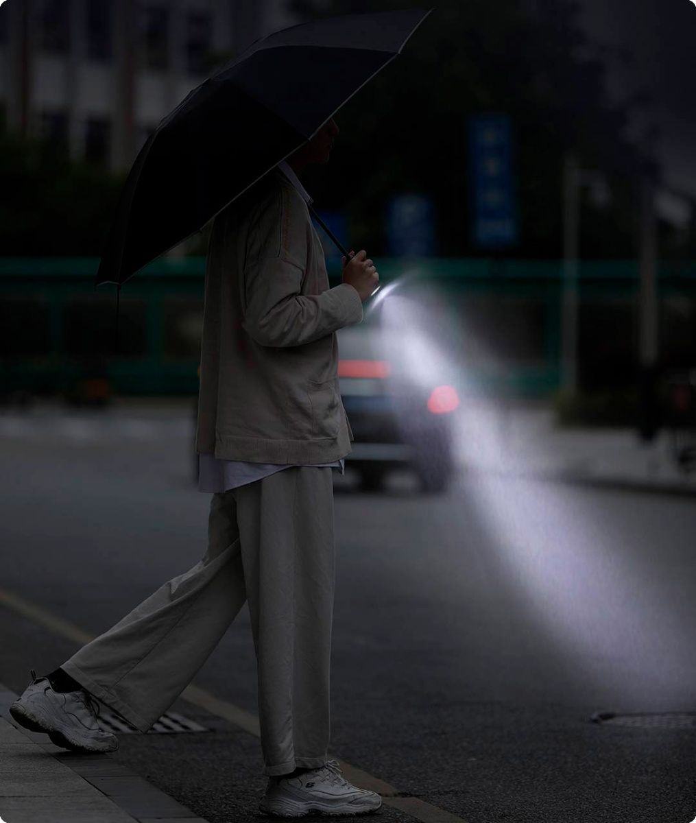 Парасолька Xiaomi Zuodu Automatic Umbrella (ZD002-LED) Red