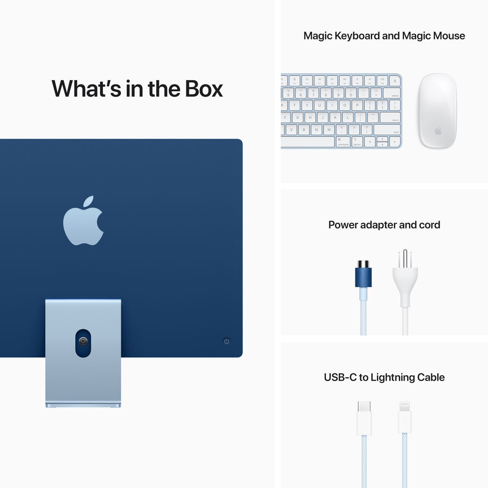 Моноблок Apple iMac 24`` M1 7GPU 1TB Blue (Z14M000US) 2021