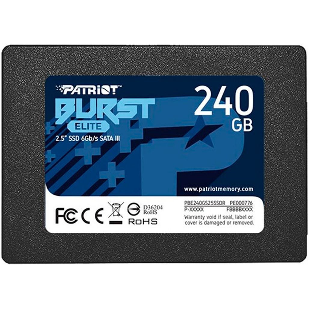 

SSD накопитель Patriot Burst Elite 240GB (PBE240GS25SSDR)