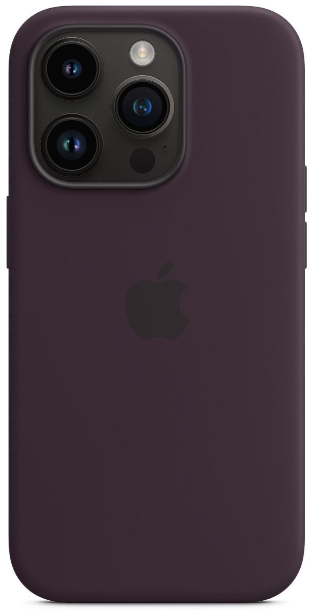 Чохол Apple Silicone Case with MagSafe для iPhone 14 Pro Max (Elderberry) ААА