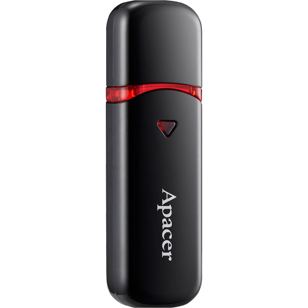 USB флеш-накопичувач Apacer AH333 32GB USB-A 2.0 Black (AP32GAH333B-1) фото 3