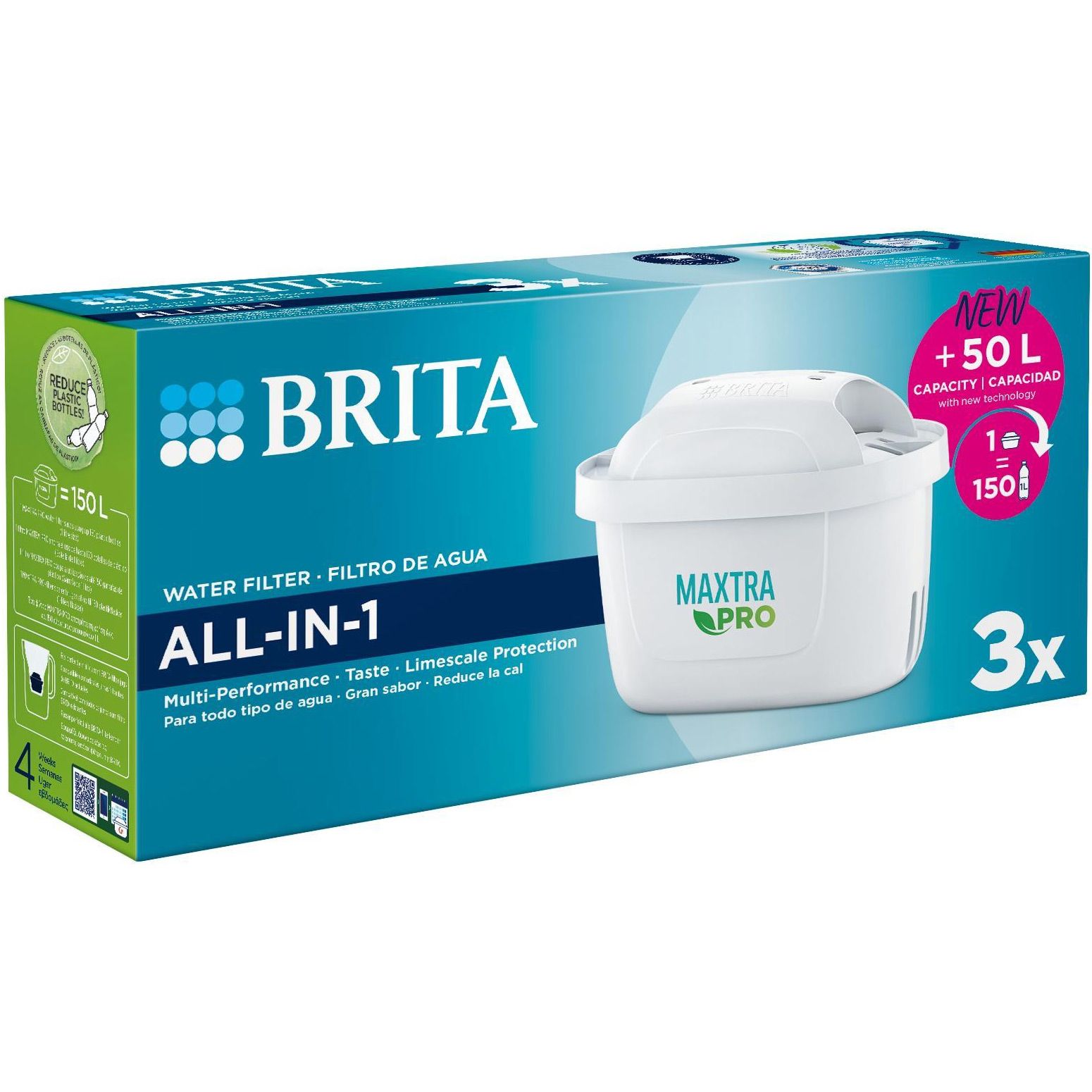 

Сменный фильтр для кувшина Brita MXPro 3шт (1051755)