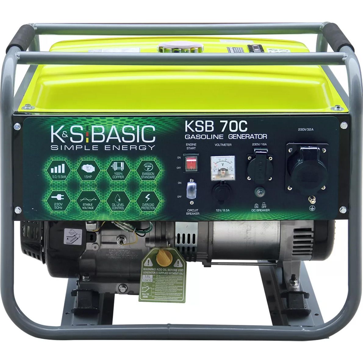 

Генератор бензиновый Konner&Sohnen BASIC KSB 70C